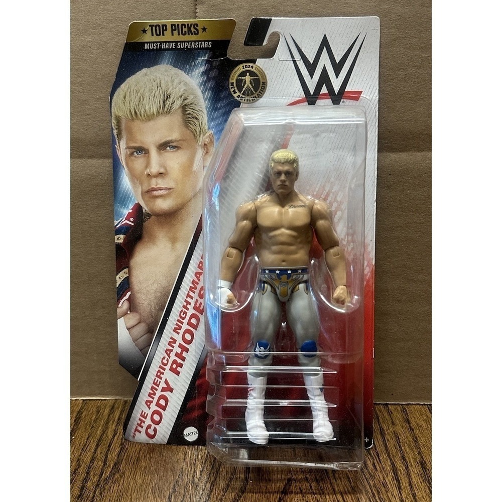 CODY RHODES American NightmarevWWE Mattel Basic Action Figure TOP PICKS 2024